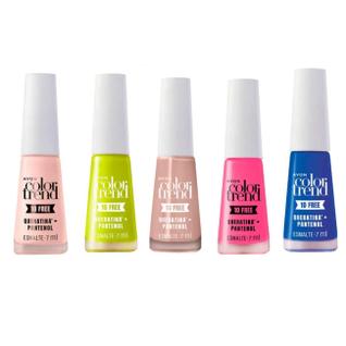 Kit de Esmaltes Cremosos Avon Color Trend 7ml
