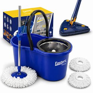 Kit de Limpeza Completo Balde Mop e Rodo Mop Triangular