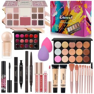 Kit de maquiagem KAVCENT para mulheres e adolescentes com paleta de sombras