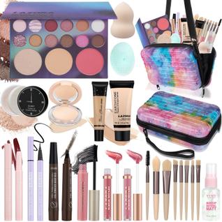 Kit de maquiagem Venshun para adolescentes com paleta de sombras e batom