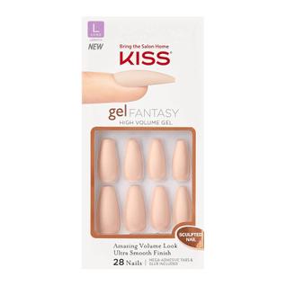 Kit de unhas KISS Gel Fantasy, unhas de gel esculpidas prontas para usar