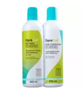 Kit Deva Curl One Condition Decadence Cachos Naturais (2 Produtos)