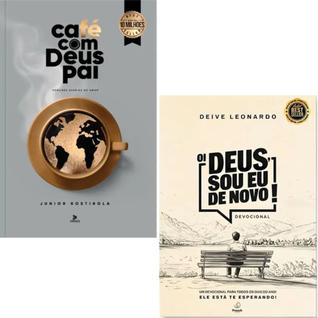 Kit Devocional Café Com Deus Pai Porções Diárias De Amor + Oi Deus, Sou Eu de Novo  Vélos 