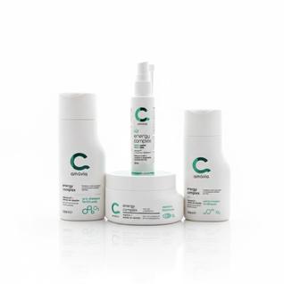 Kit Energy Amavia Tratamento Cabelos Couro Oleoso Anticaspa