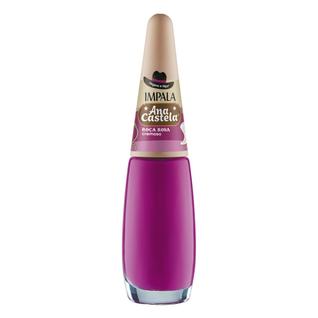 Kit Esmaltes Ana Castela 7,5ml 6Und Brilho intenso Pincel Flat Impala