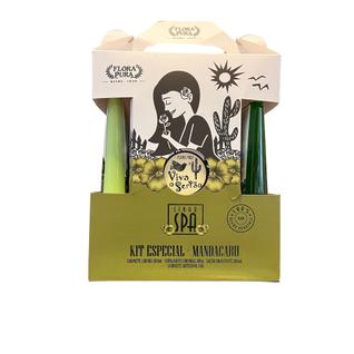 Kit especial de mandacaru linha spa viva o sertao-flora pura
