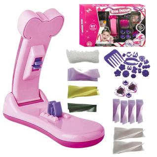 Kit Fabrica De Fitas Laços De Cabelo Coloridas Acessórios - Unitoys