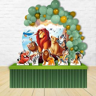KIT FESTA KIT FESTA PAINEL REDONDO Decoração O Rei Leão-IMPAKTO VISUAL