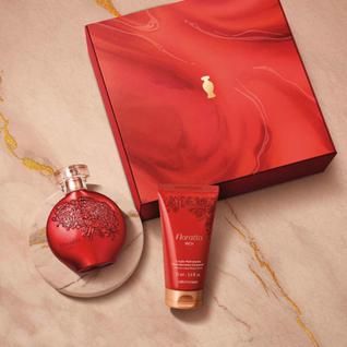 Kit floratta red namorados 2 itens / Mary Blue Cosméticos e Moda fitness