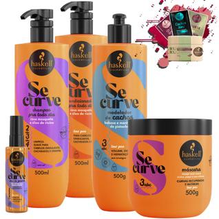 Kit Haskell Se Curve Cacheados (3ABC) 500ml