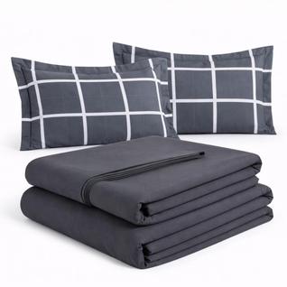 Kit Jogo Lençol Roupa Cama Casal Queen 5 Pçs Elastico Fronha Macio Basico 200 Fios Toque S