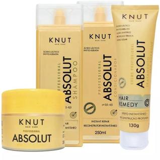 Kit Knut Absolut Reconstrução Instantânea Danificados frágeis opacos  quebradiços 4unid.