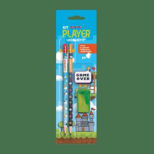 Kit Lápis Hb Player 4 Itens Leo&leo