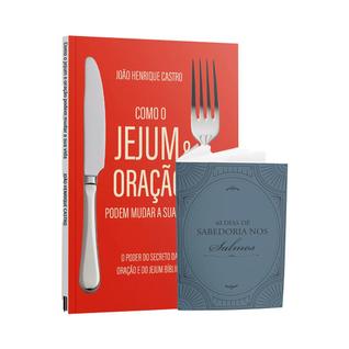 Kit Livro + Livreto - Como o Jejum e Oração podem mudar a sua vida + Livreto 40 dias de Sa