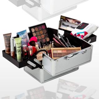 Kit Maleta De Maquiagem Grande Completa Vivai Glamourosa -