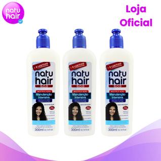 Kit Manutenção Intensiva NatuHair SOS Tradicional 300ml - Azul e Branco