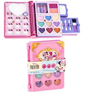Kit Maquiagem Fennza Diário Minnie Menina Paleta Sombra Batom Brilho Blush