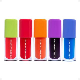 Kit Mari Maria: 5 Lip Oil Melância, Morango, Tangerina, Açai e Blueberry