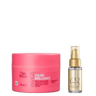Kit Máscara Color Brilliance 150ml e Oil Reflections - Wella