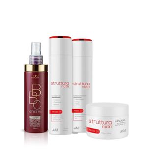 Kit nutrição e leave in bbc cream