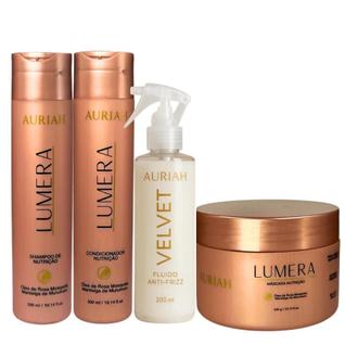 Kit Nutrição Lumera Auriah + Spray Velvet Antifrizz