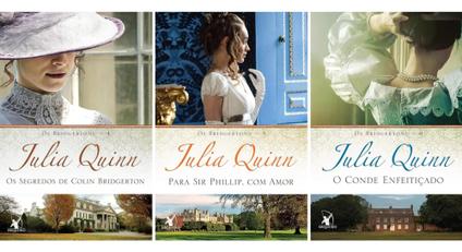 Kit Os Segredos De Colin Bridgerton + Para Sir Phillip Com Amor + O Conde Enfeitiçado-Os B