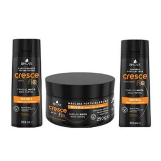 Kit para Cabelos em Queda BARROMINAS Cresce Fio Shampoo + Condicionador + Máscara