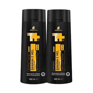 Kit para Cabelos Enfraquecidos e Sem Vida BARROMINAS Banana e Mel Shampoo + Condicionador