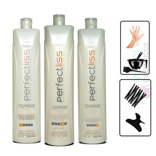 Kit Perfect Liss Tourmaline 3 Passos Escova Progressiva 1,250l
