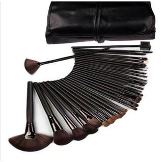 Kit Pincéis Maquiagem Profissional 32 Peças Higiênico Fácil Limpar Durabilidade Alta Quali