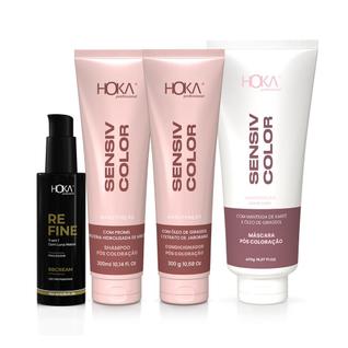 Kit pós coloração manutenção sensiv color bbcream 11 em 1 hoka