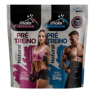 Kit Pré treino Natural 200g - Beterraba, Uva, Gengibre e Guaraná