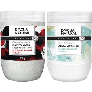 Kit redutor medidas E celulite pimenta negra + algas marinhas