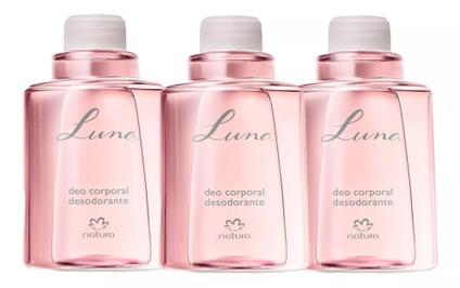 Kit Refil Desodorante Luna Feminino com 3 unidades