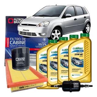 Kit revisão ford fiesta 1.6 1.0 02/ lubrax o melhor oleo