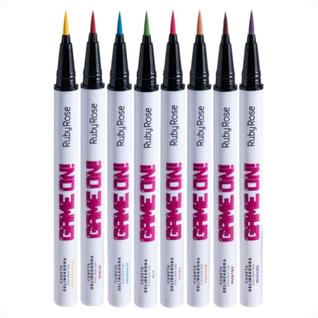 Kit Ruby Rose Game On Caneta Delineadora Com 8