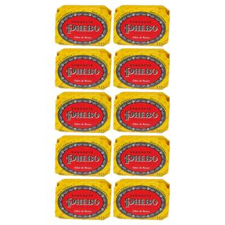 Kit Sabonete Phebo Barra Odor de Rosas de Glicerina 90g 10 unidades