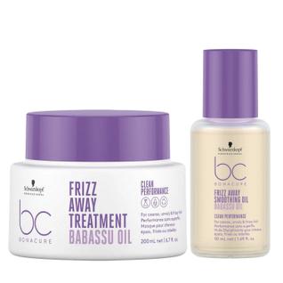 Kit Schwarzkopf BC Bonacure Frizz Away - Máscara 200ml + Smoothing Oil 50ml