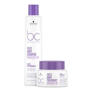 Kit Schwarzkopf BC Bonacure Frizz Away - Shampoo 250ml + Máscara 200ml