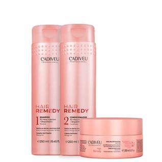 Kit Sh. Cond. e Mascara Hair Remedy 200ml - Cadiveu
