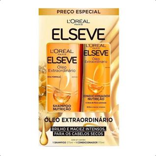 Kit Shampoo E Condicionador Elseve Óleo Extraordinário 200ml