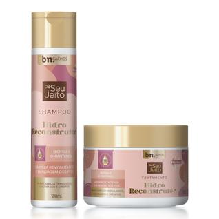 Kit Shampoo + Máscara de Tratamento Do Seu Jeito  bn.Cachos