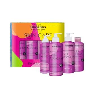 Kit Skincare Clareador Anti Manchas EFEITO PEELING Completo Rhenuks