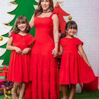 Kit Tal mãe Tal filha Amora (2 peças 1 mãe 1 filha)