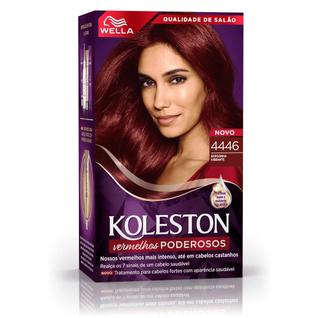Kit Tintura Koleston Vermelho Borgonha Vibrante 4446