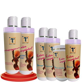 Kit Transição Capilar  Desprogressiva 1L + Tonif 1L + Shp 1L + Cond 1L + Másc 1Kg + Leave-