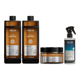 Kit Truss Nutri Infusion - Shampoo 1L + Condicionador 1L + Máscara 180g + Uso Obrigatório 