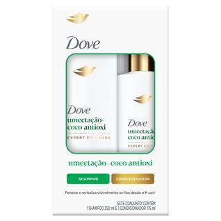 Kit Umectação Dove Coco Antioxi 350ml + 175ml