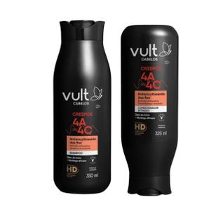 Kit Vult Cabelos Crespos 4A ao 4C Sh 350ml +Cond 325ml