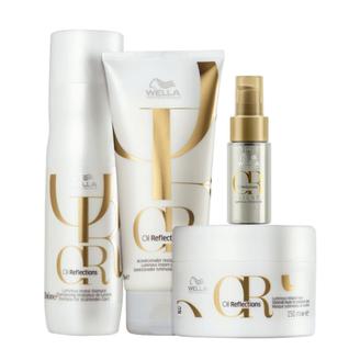 Kit Wella Professionals Oil Reflections Sh 250ml + Cond 200ml + Masq 150g + Oil Reflection